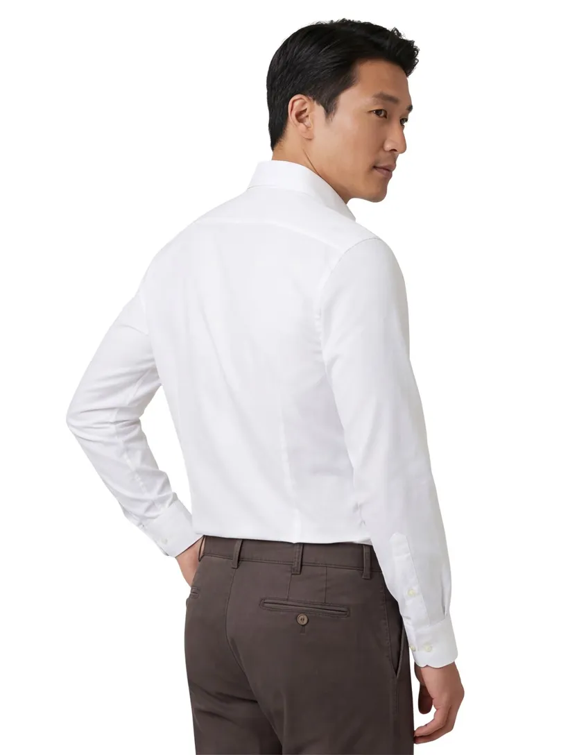 Overhemd Profuomo Sky Blue normale fit wit two ply