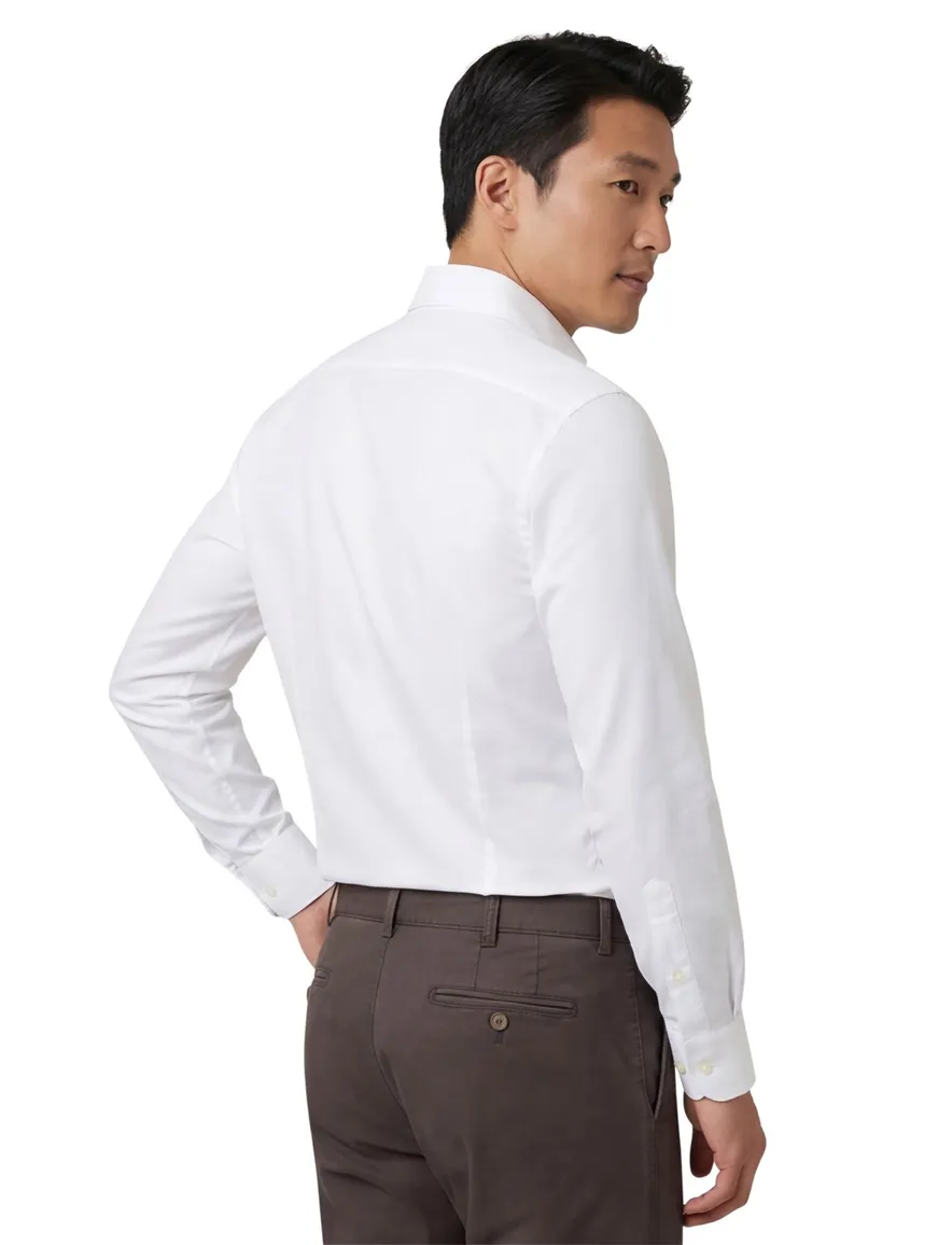 Profuomo overhemd Sky Blue wit two ply