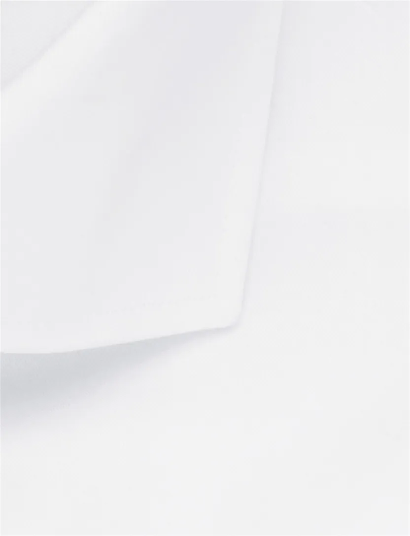 Profuomo overhemd mouwlengte 7 Originale wit effen katoen slim fit