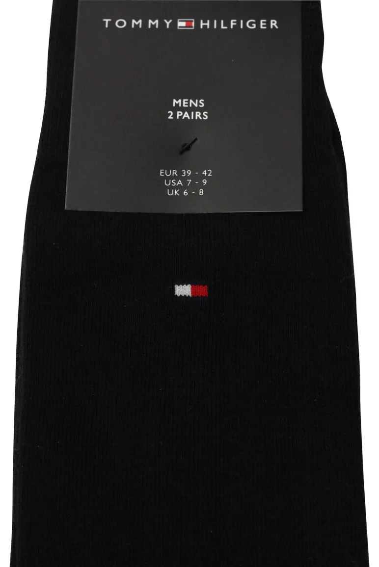 Tommy Hilfiger sokken 2-pack zwart