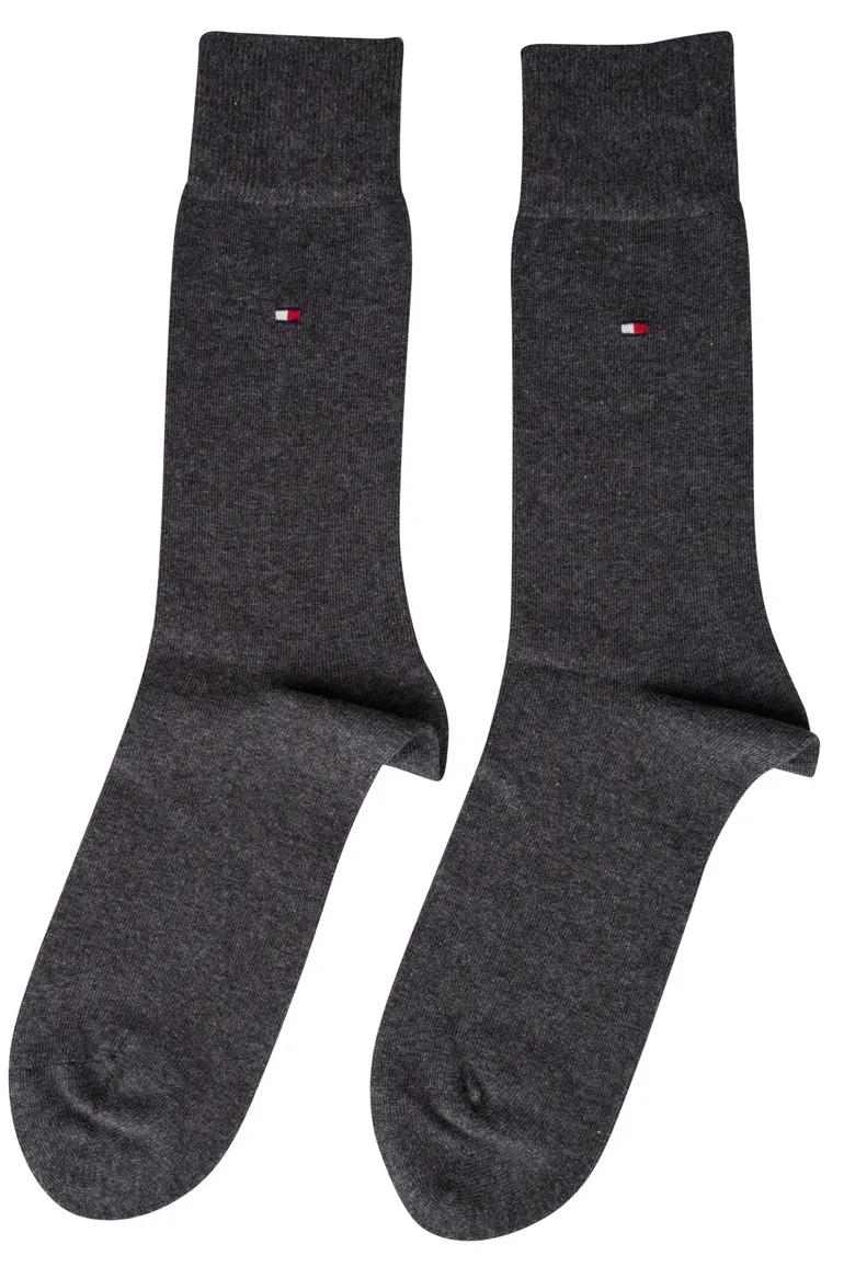 Tommy Hilfiger sokken 2-pack antraciet