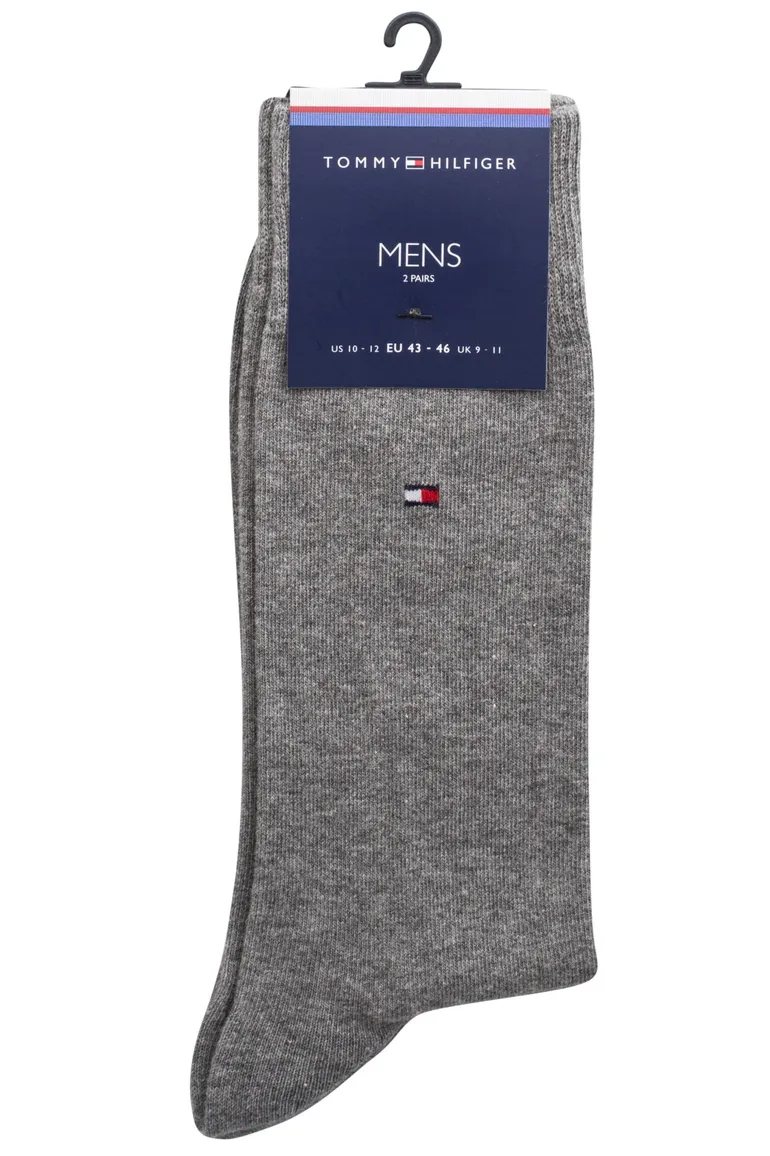 Tommy Hilfiger sokken 2-pack lichtgrijs