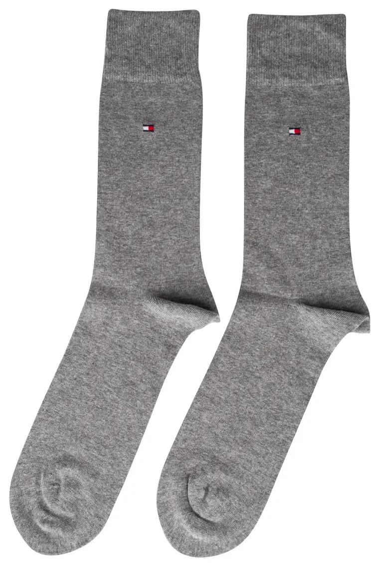 Tommy Hilfiger sokken 2-pack lichtgrijs
