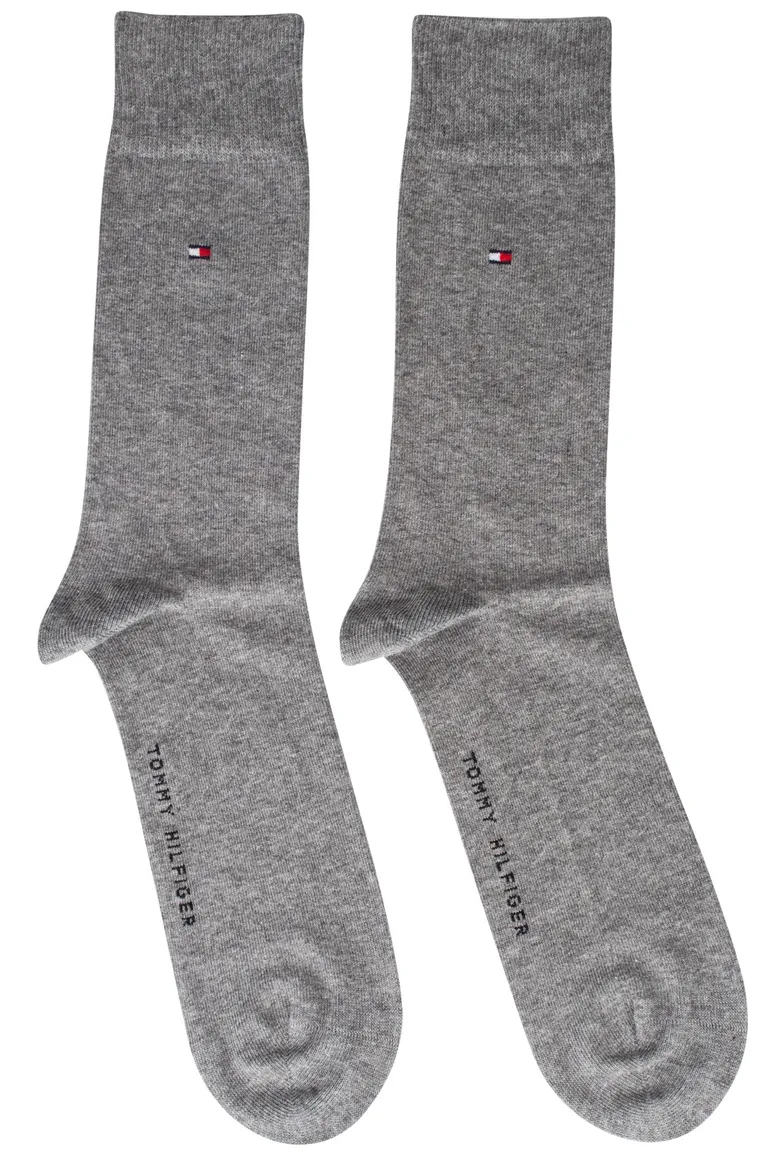 Tommy Hilfiger sokken 2-pack lichtgrijs