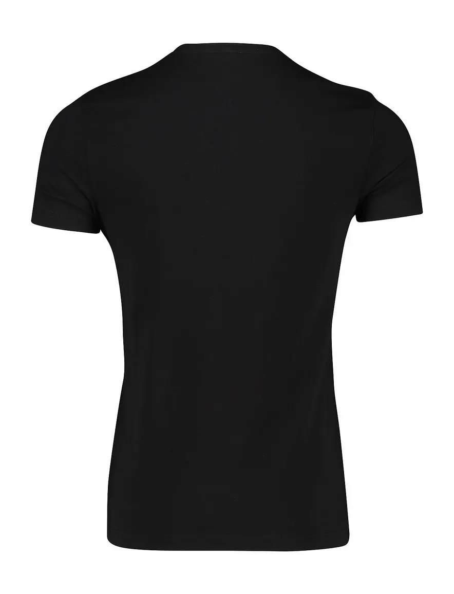 Tommy Hilfiger t-shirt extra slim fit zwart effen ronde hals