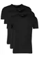 3-pack Tommy Hilfiger t-shirt zwart korte mouw ronde hals katoen