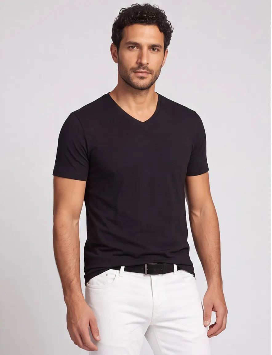 Tommy Hilfiger 3-pack t-shirt zwart