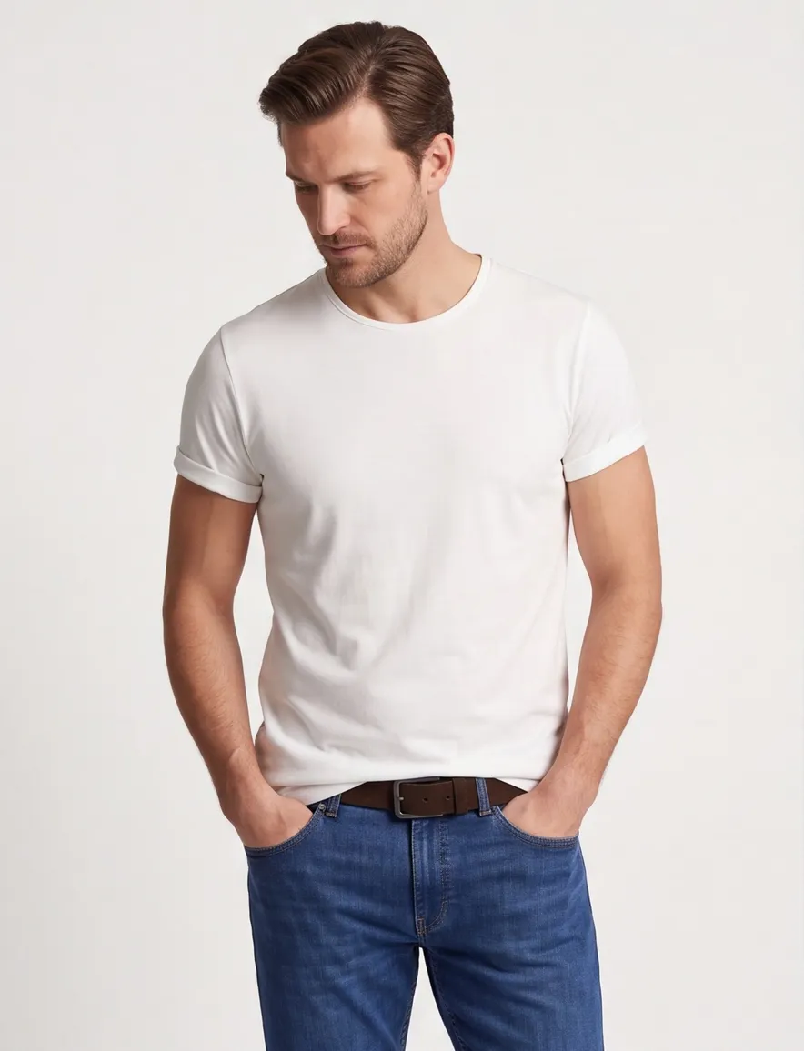 Tommy Hilfiger katoenen ronde hals t-shirt wit 3-pack
