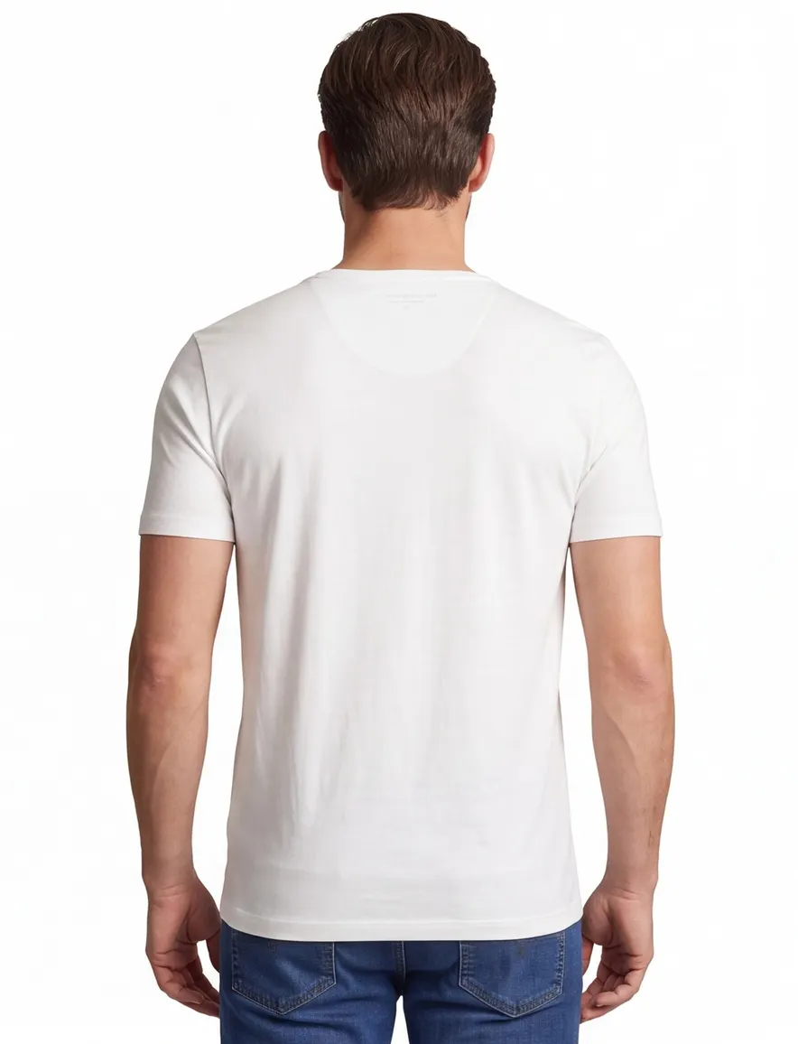 Tommy Hilfiger katoenen ronde hals t-shirt wit 3-pack