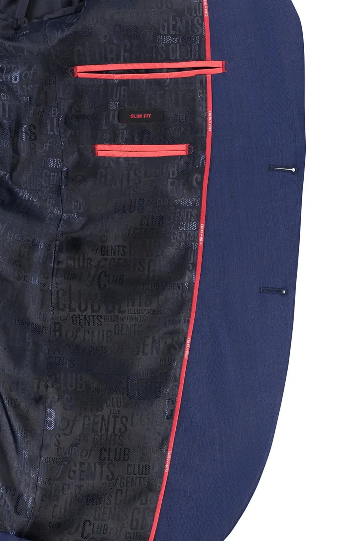 Club of Gents colbert donkerblauw slim fit