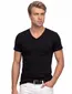 Alan Red t-shirt effen katoen zwart 2-pack