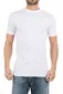 Alan Red virginia t-shirt wit effen katoen 2-pack