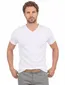 Alan Red t-shirt effen katoen wit 2-pack Vermont