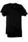 Alan Red Vermont t-shirt zwart effen katoen 2 pack