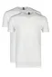 Alan Red t-shirt effen katoen wit Derby 2-pack