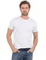 Alan Red Derby t-shirt wit effen katoen 2-pack