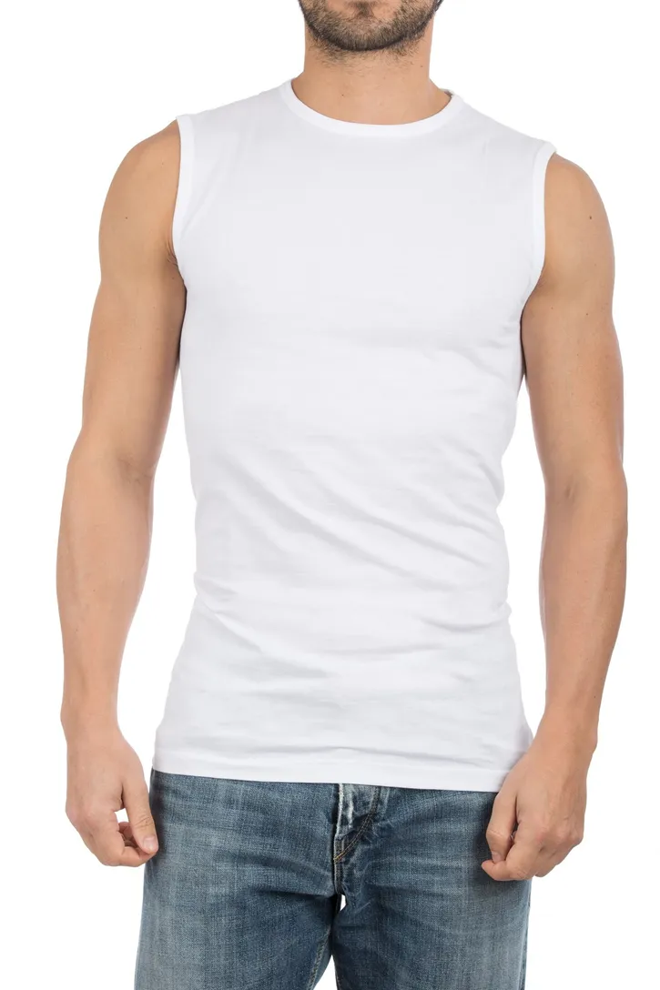 Alan Red tanktop wit 2-pack
