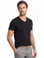 Alan Red T-shirt effen bamboe zwart Baltimore