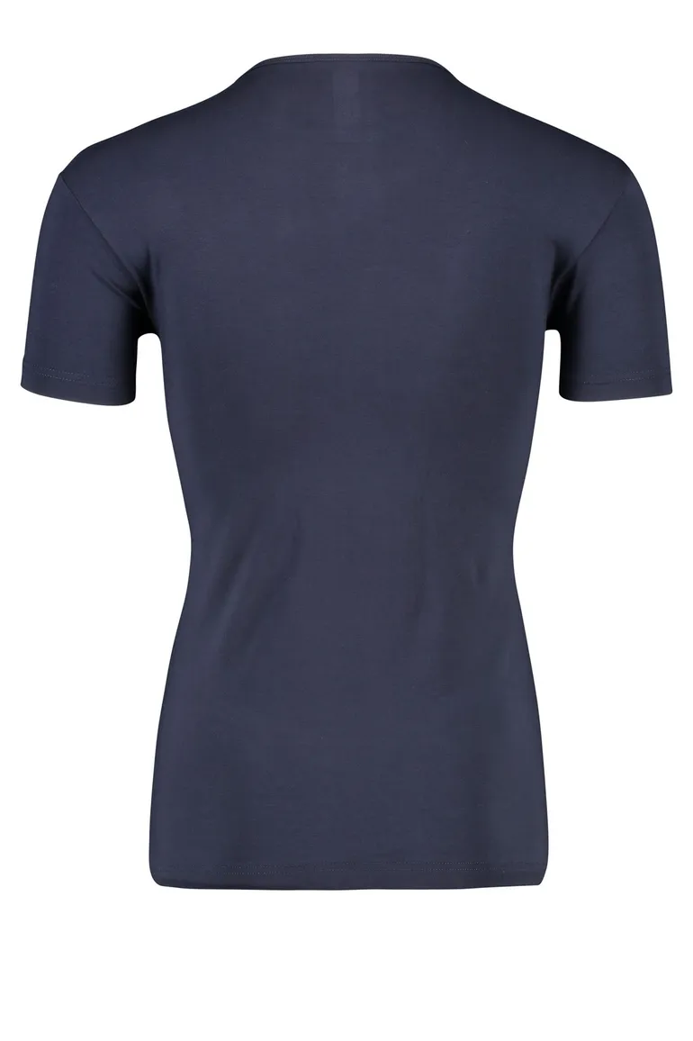 Alan Red t-shirt donkerblauw effen katoen