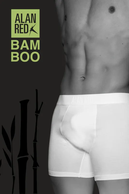 Zwarte boxershort Alan Red bamboe