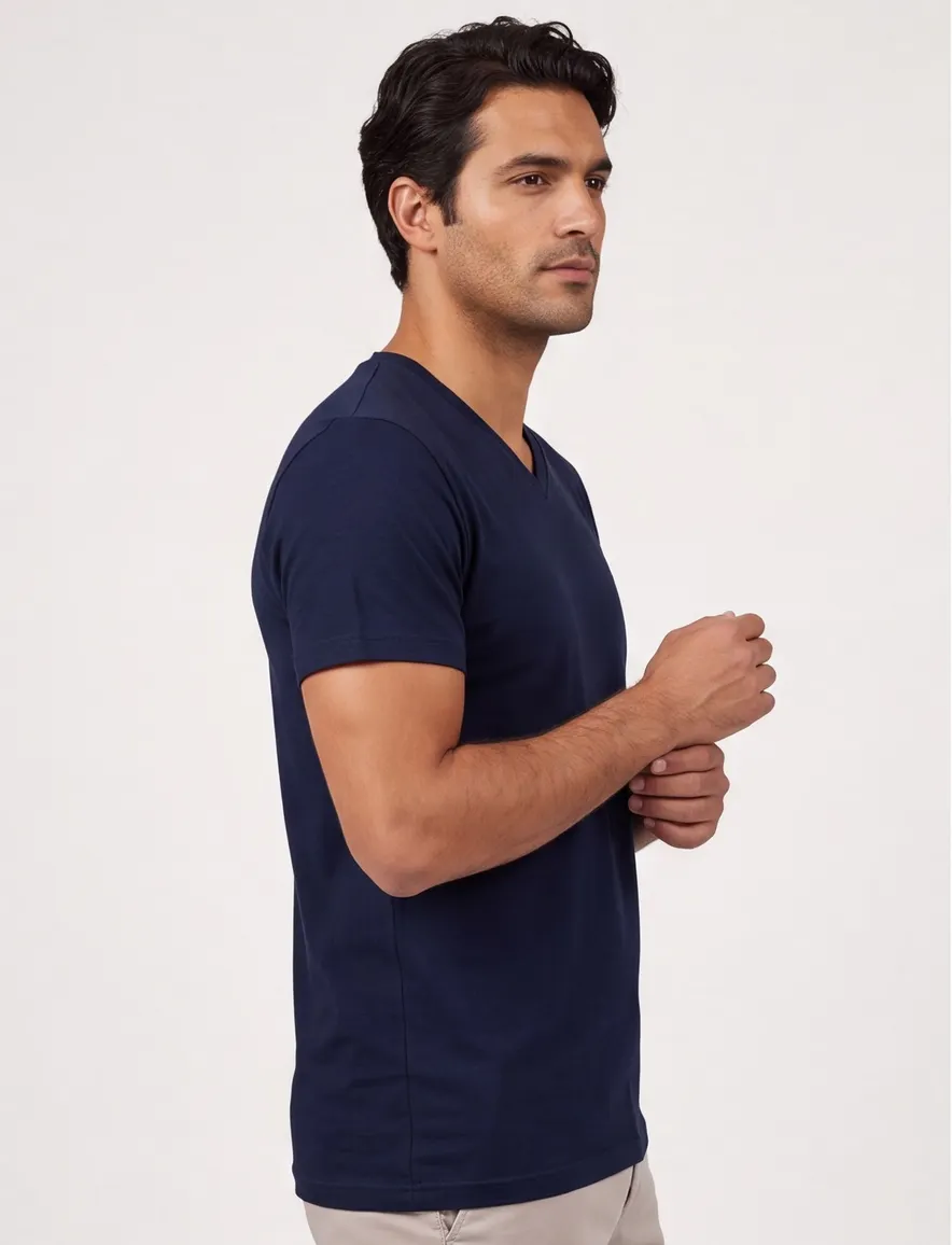 Alan Red T-shirt West Virginia navy 2-pack