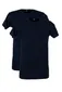 Alan Red t-shirt Derby donkerblauw effen katoen 2-pack