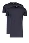 T-shirt KM ml 7 Alan Red effen katoen donkerblauw