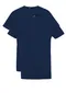 Alan Red T-shirt donkerblauw effen katoen 2-pack