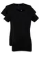 t-shirt Alan Red effen katoen zwart