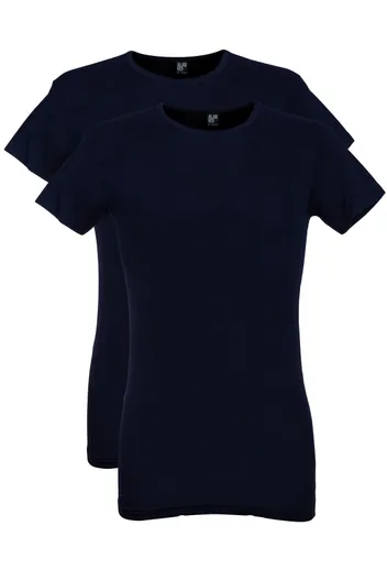 Alan Red Alan Red Ottawa t-shirt donkerblauw effen katoen two pack