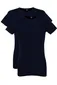 t-shirt Alan Red effen katoen donkerblauw