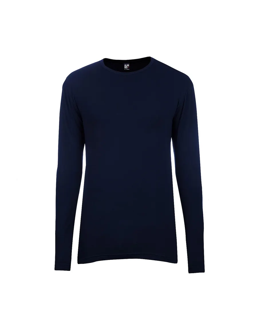 Alan Red Olbia t-shirt donkerblauw effen katoen