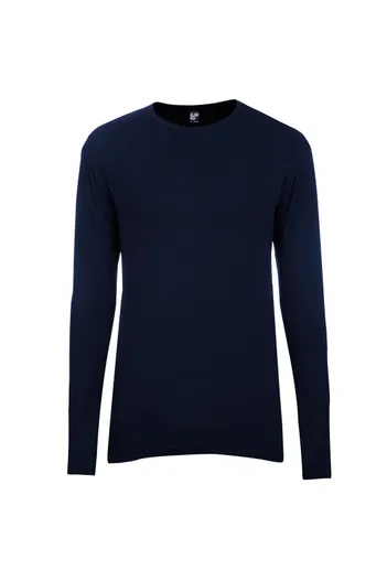 Alan Red t-shirt Alan Red effen katoen donkerblauw