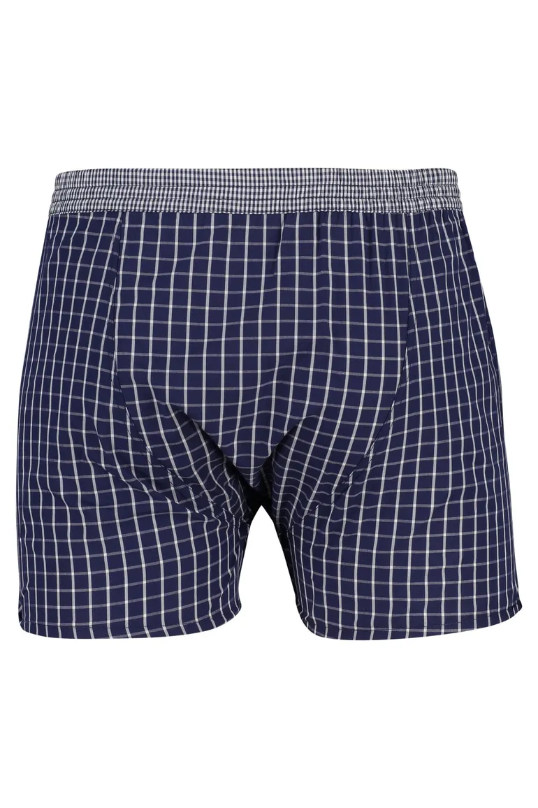 Boxershort donkerblauw geruit McAlson