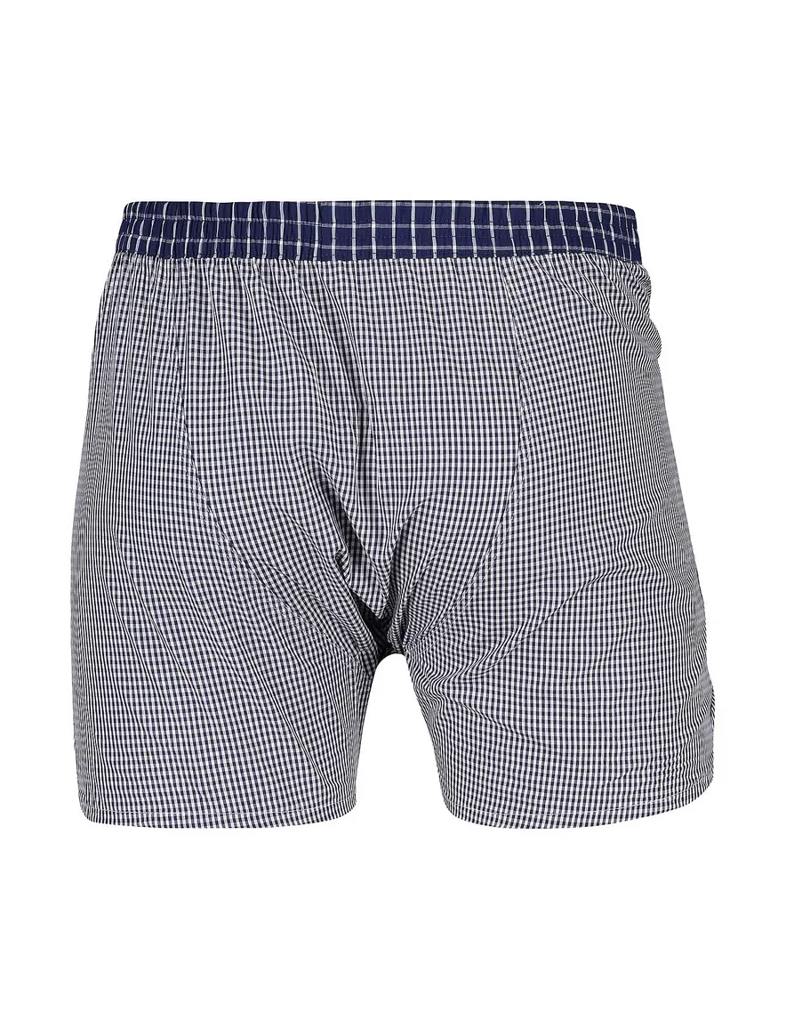 McAlson boxershort donkerblauw geruit