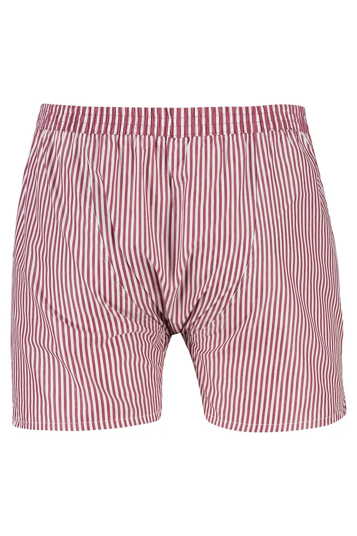 Boxershort McAlson gestreept wit rood