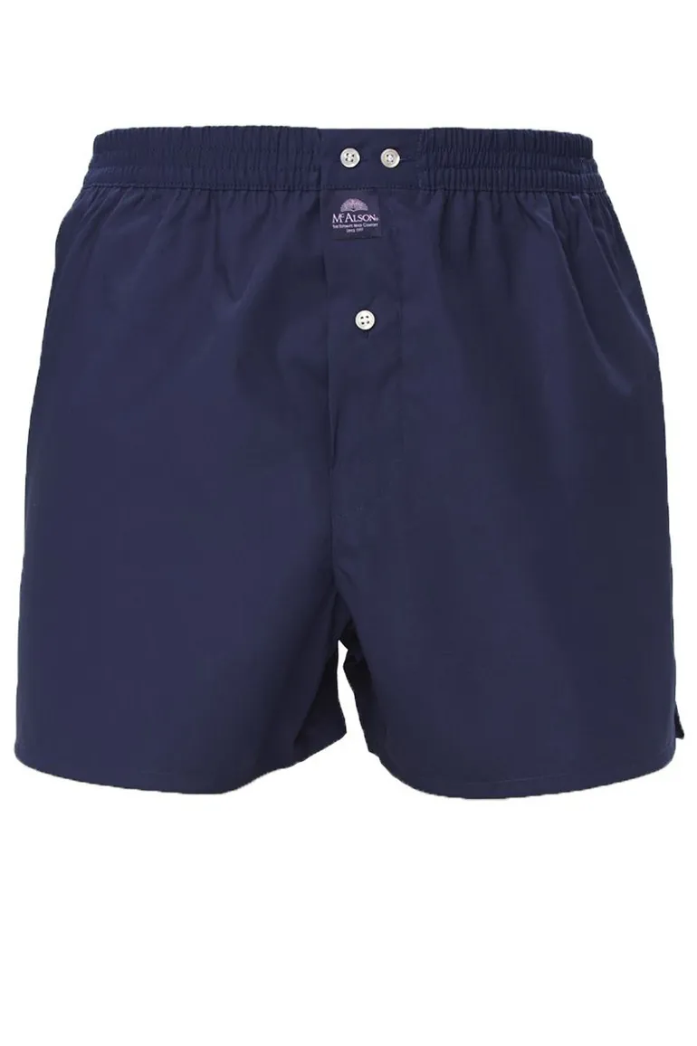 Mc Alson boxershort navy met binnenbroek