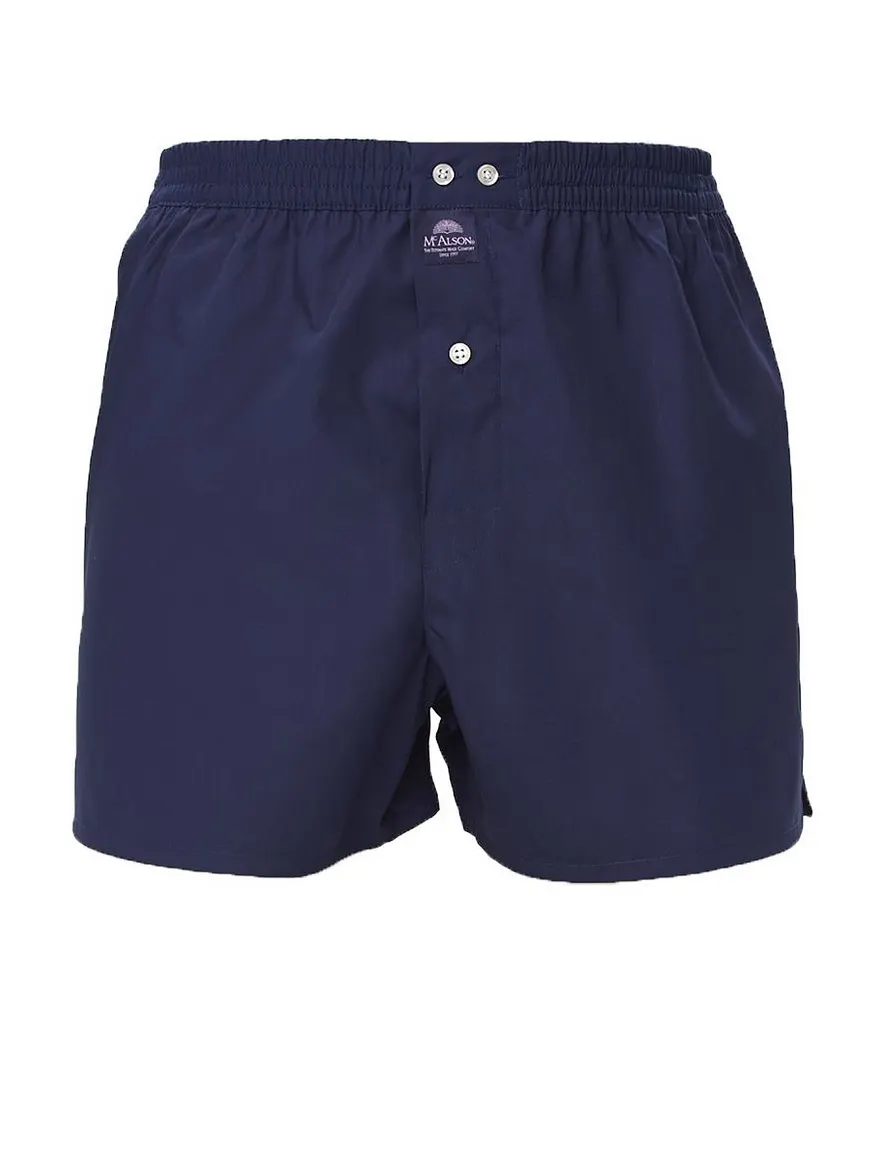 Mc Alson boxershort navy met binnenbroek