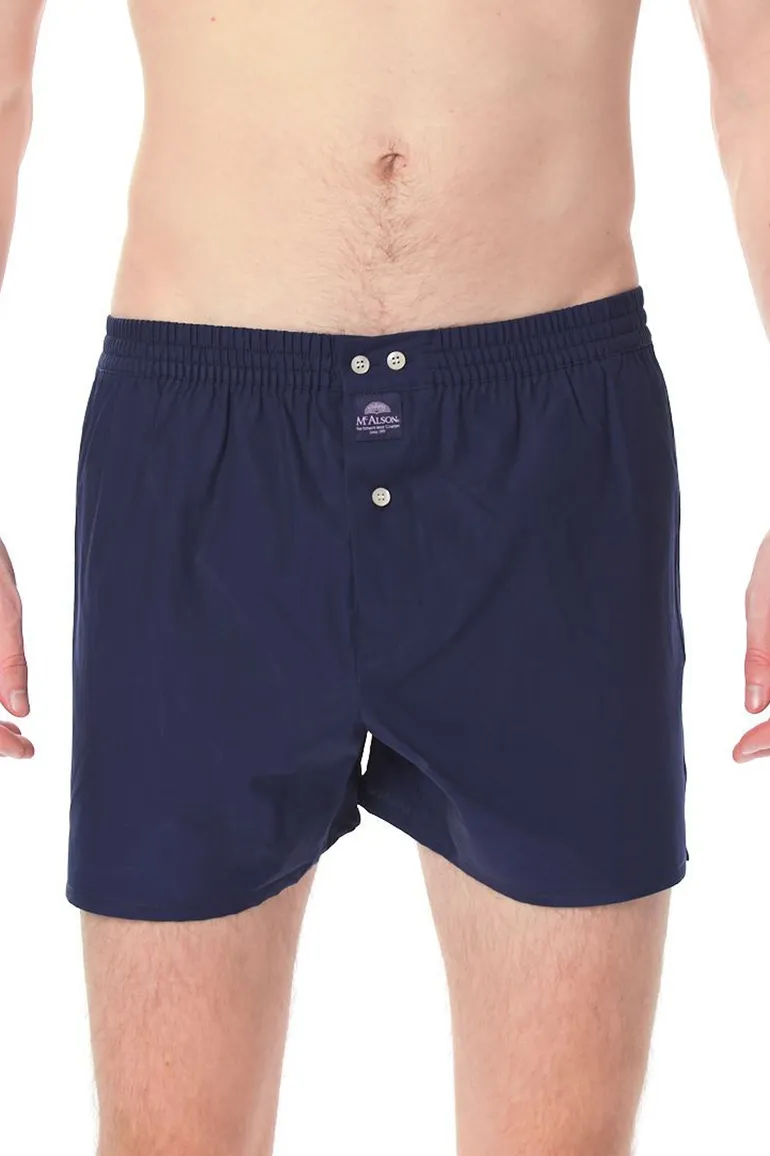 Mc Alson boxershort navy met binnenbroek