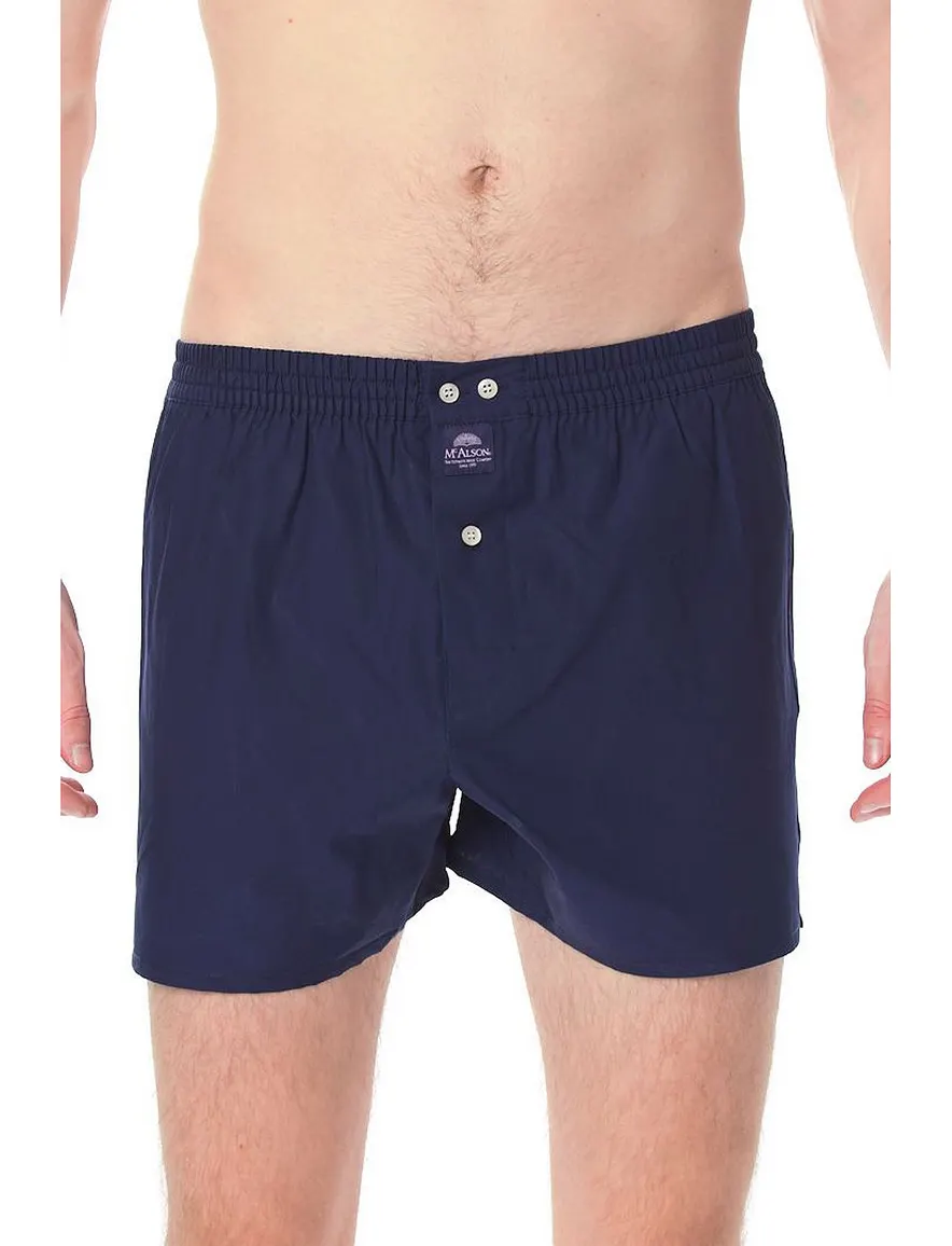 Mc Alson boxershort navy met binnenbroek