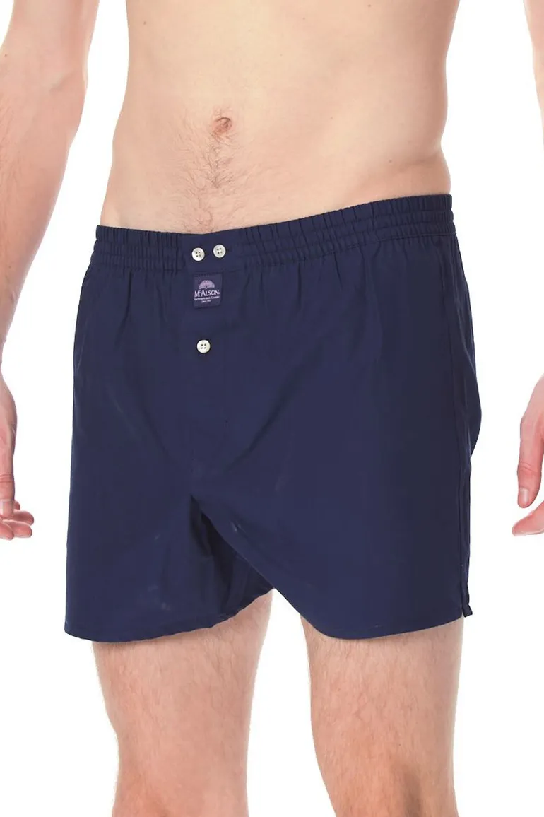 Mc Alson boxershort navy met binnenbroek
