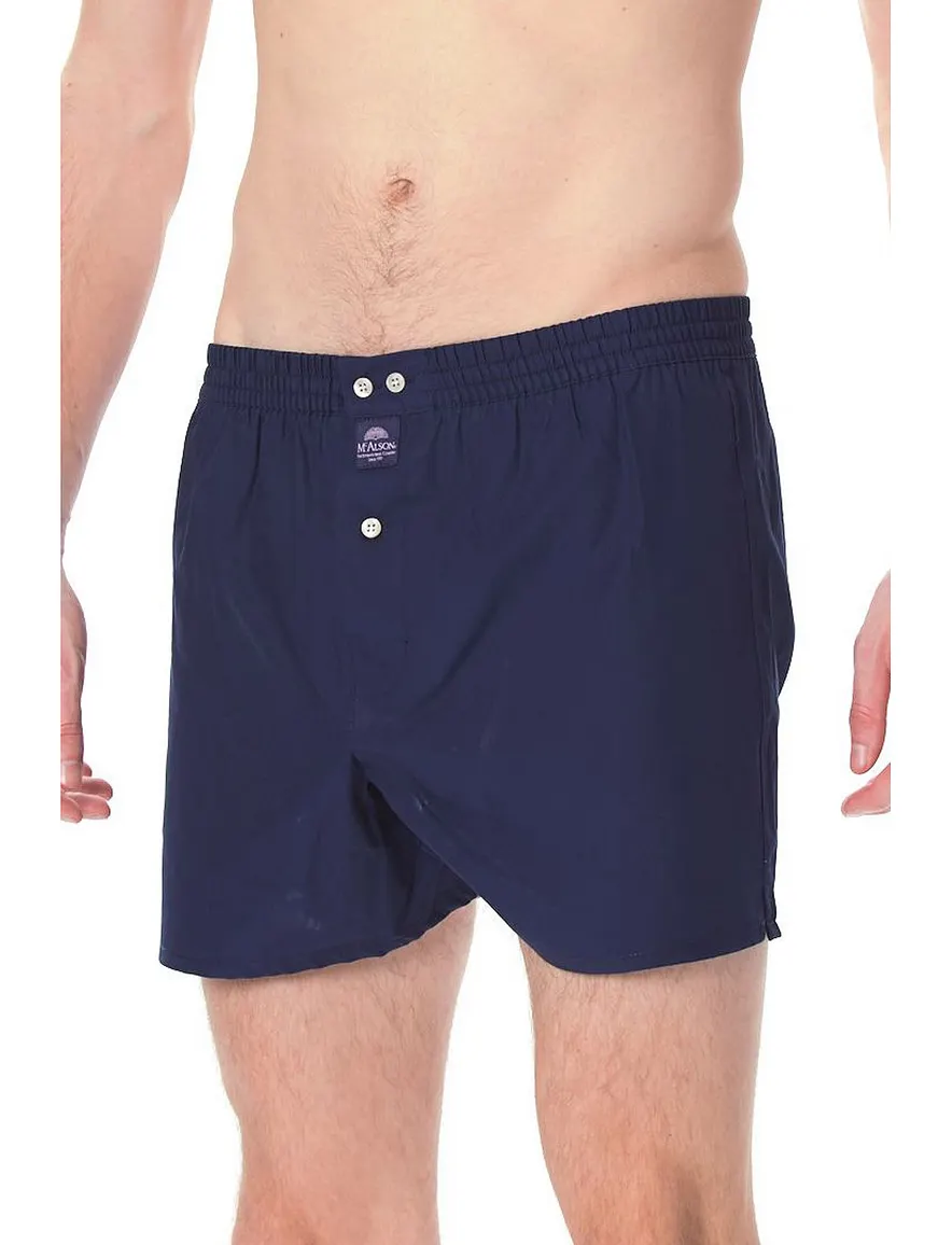 Mc Alson boxershort navy met binnenbroek