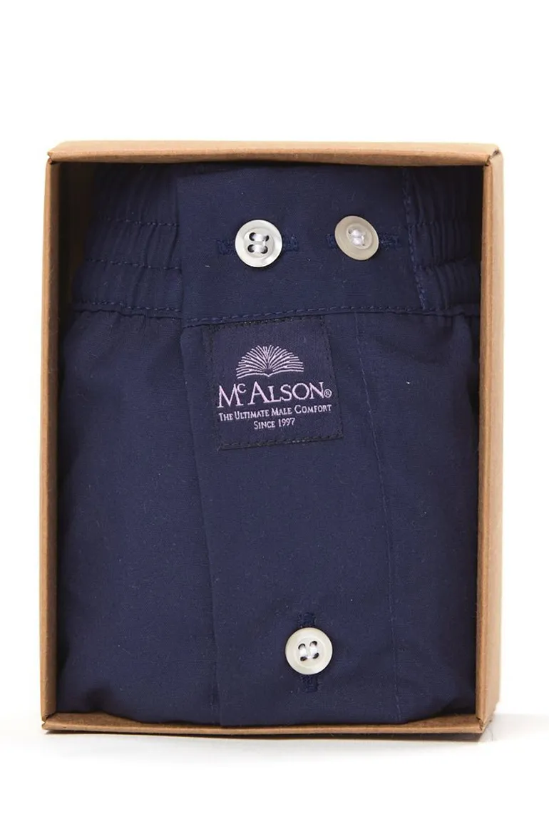 Mc Alson boxershort navy met binnenbroek