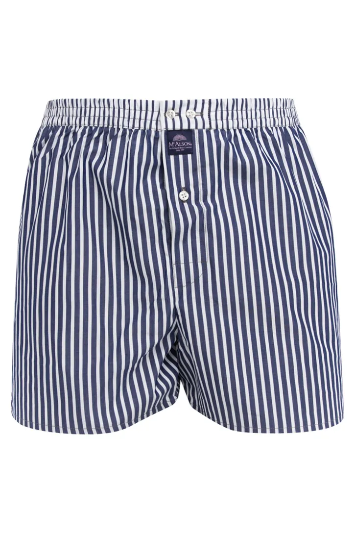 Boxershort navy gestreept McAlson