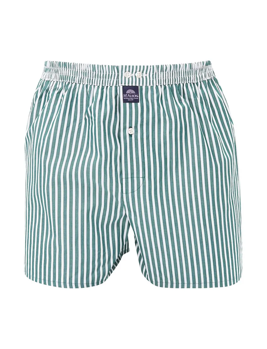 Mc Alson boxershort groen gestreept