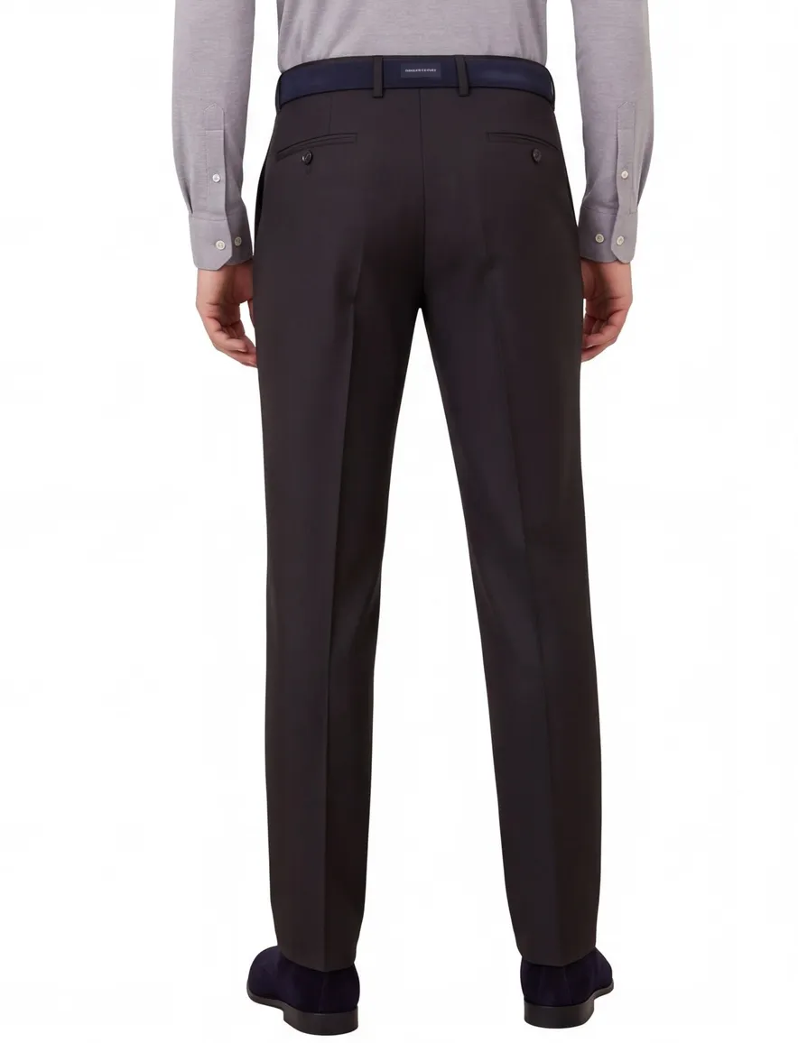Dressler wollen pantalon zwart