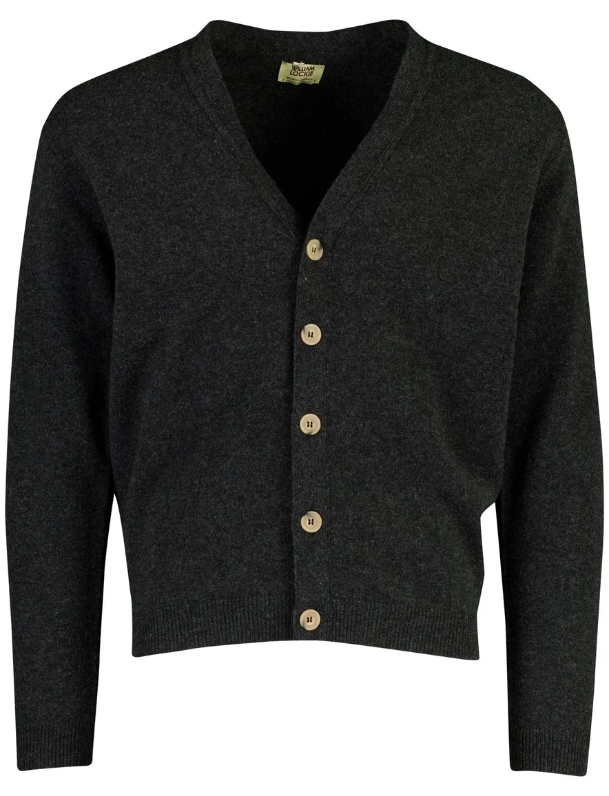William Lockie Lamswollen Vest Grijs