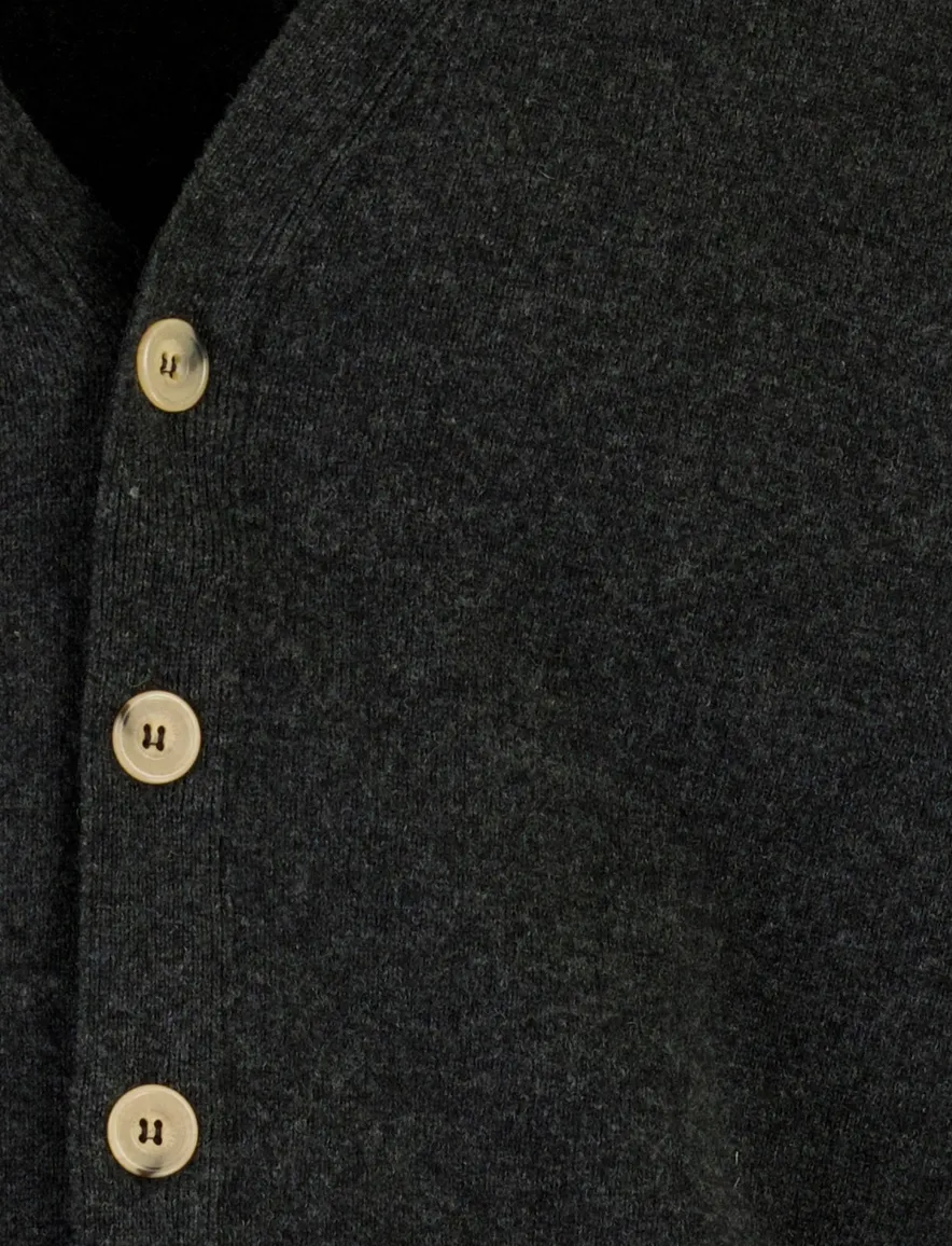 William Lockie Lamswollen Vest Grijs