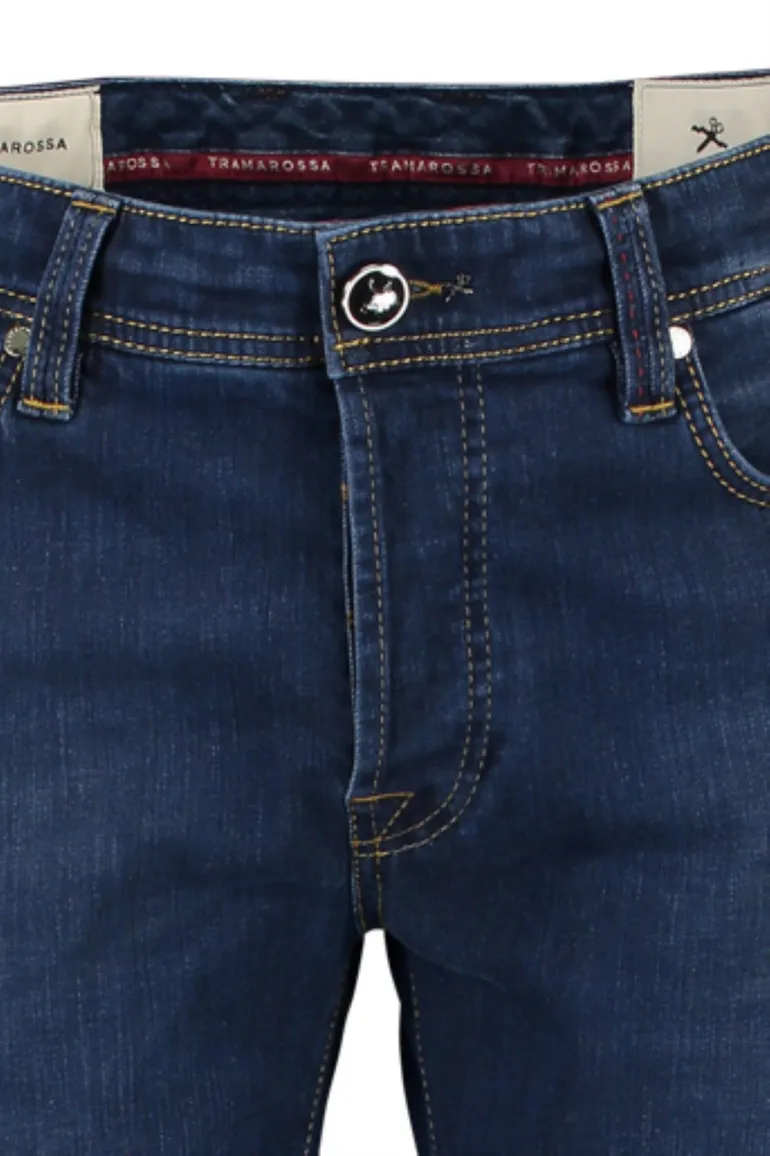Donkerblauwe jeans Tramarossa Leonardo