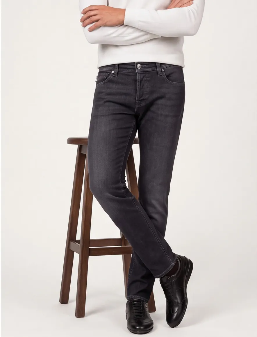 Tramarossa Leonardo 6 moons jeans zwart 5-pocket